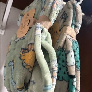 Dinosaur Print Baby Blankets bundle